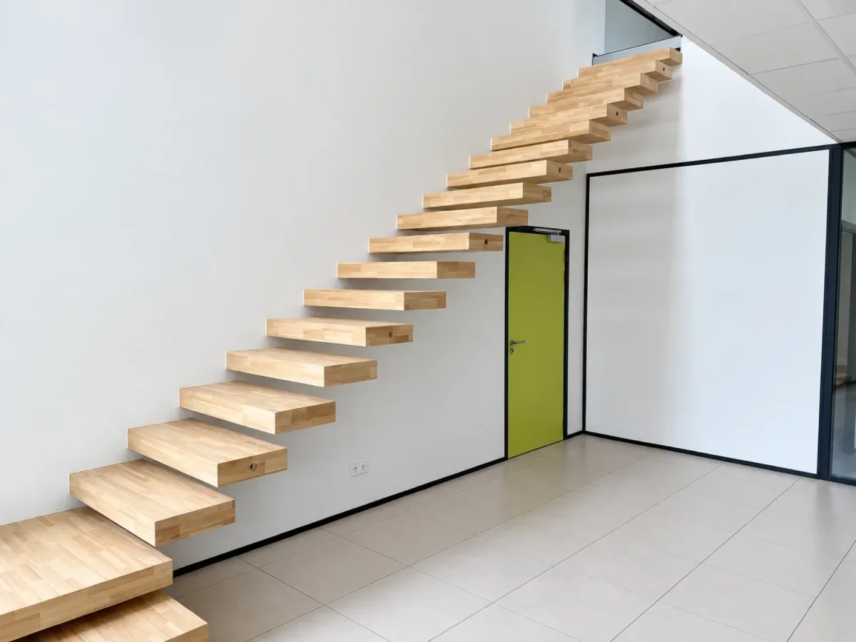 Reprise d'une circulation et de son escalier à Vienne, chantier réalisé par ECM